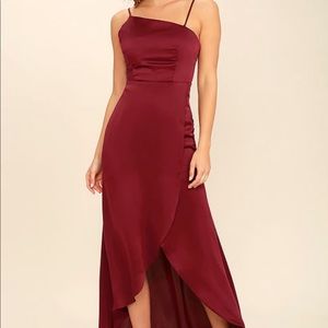 •NWT• Lulus Maxi Wrap Dress